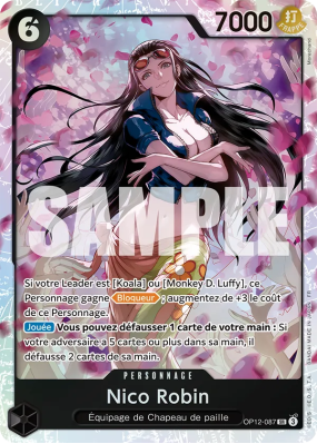 Carte One Piece Nico Robin OP12-087 SR