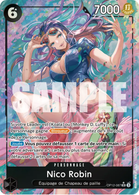 Carte One Piece Nico Robin OP12-087 SR ALT ART