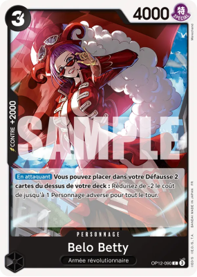 Carte One Piece Belo Betty OP12-090 C
