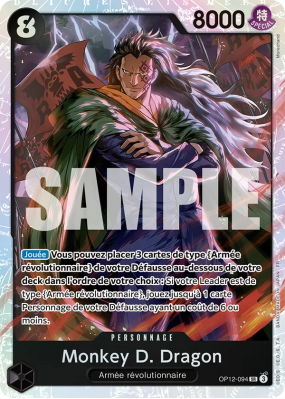 Carte One Piece Monkey D. Dragon OP12-094 SR