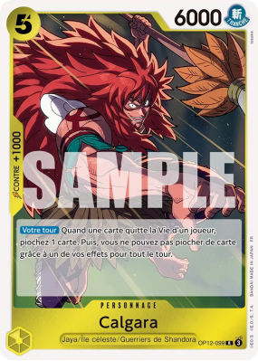 Carte One Piece Calgara OP12-099 R
