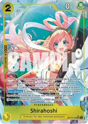 Carte One Piece Shirahoshi OP12-102 SR ALT ART