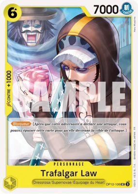 Carte One Piece Trafalgar Law OP12-106 UC
