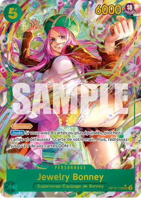 Carte One Piece Jewelry Bonney OP12-118 SEC ALT ART