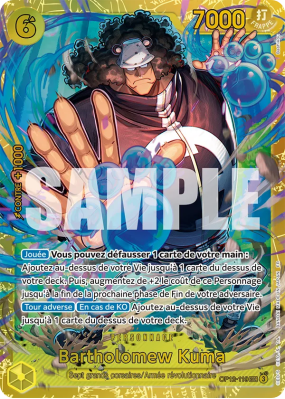 Carte One Piece Bartholomew Kuma OP12-119 SEC