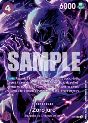Carte One Piece Zorojuro ST18-004 SP CARD