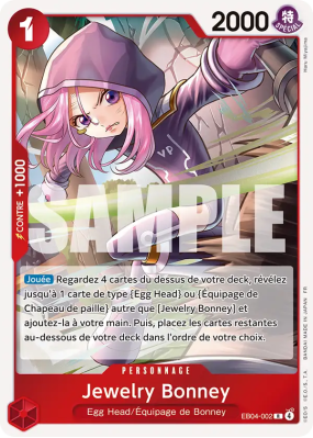 Carte One Piece Jewelry Bonney EB04-002 R