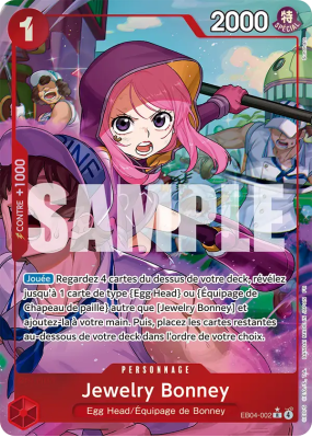Carte One Piece Jewelry Bonney EB04-002 R ALT ART