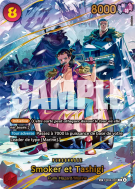 Carte One Piece Smoker et Tashigi EB04-003 SP CARD