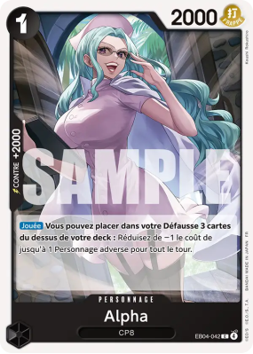 Carte One Piece Alpha EB04-042 C