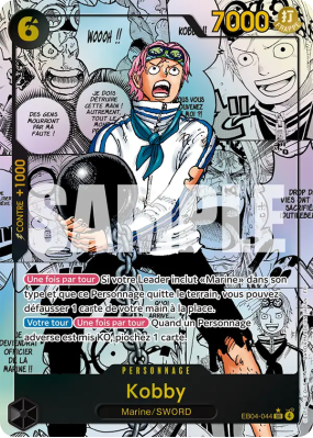 Carte One Piece Kobby EB04-044 SR MANGA RARE