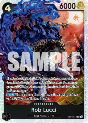 Carte One Piece Rob Lucci EB04-048 SR