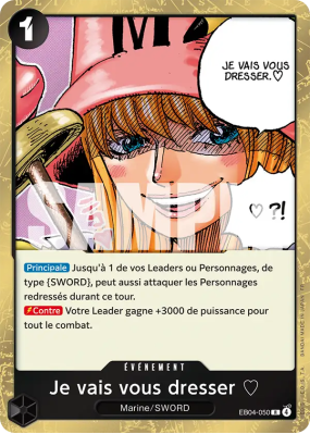 Carte One Piece Je vais vous dresser ♡ EB04-050 R