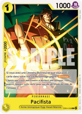 Carte One Piece Pacifista EB04-056 C