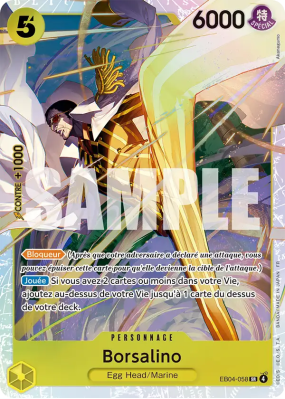 Carte One Piece Borsalino EB04-058 SR