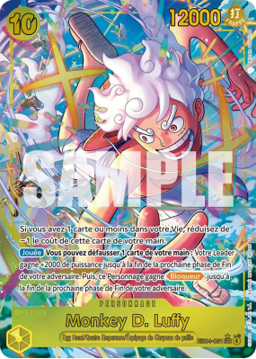 Carte One Piece Monkey D. Luffy EB04-061 SEC ALT ART