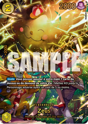 Carte One Piece Zeus OP11-106 SP CARD
