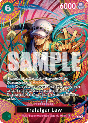 Carte One Piece Trafalgar Law OP13-031 SP CARD
