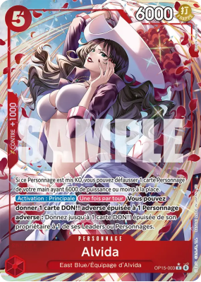 Carte One Piece Alvida OP15-003 R ALT ART