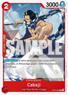 Carte One Piece Cabaji OP15-005 C