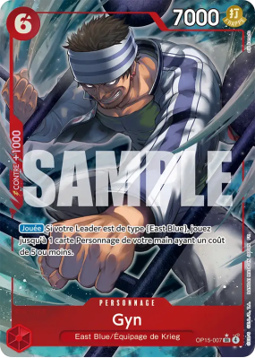 Carte One Piece Gyn OP15-007 SR ALT ART