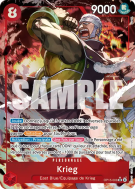 Carte One Piece Krieg OP15-008 SR ALT ART