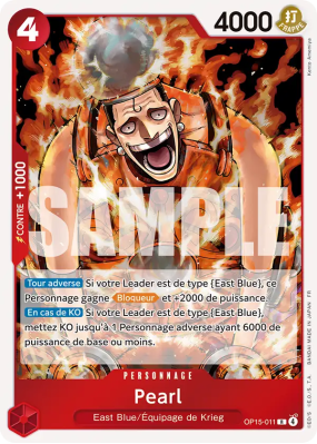 Carte One Piece Pearl OP15-011 R