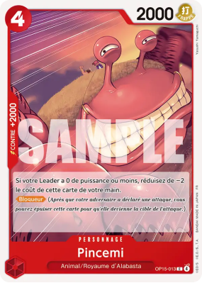 Carte One Piece Pincemi OP15-013 C