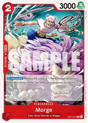Carte One Piece Morge OP15-018 C