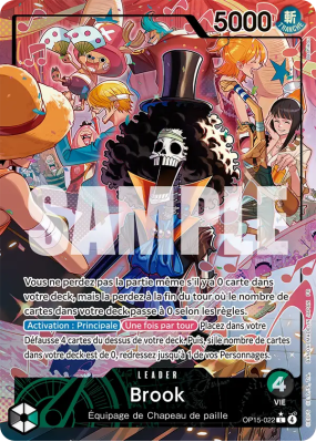 Carte One Piece Brook OP15-022 L ALT ART