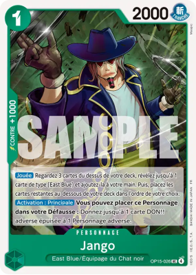 Carte One Piece Jango OP15-026 UC