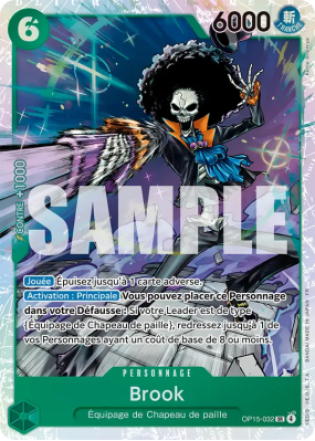 Carte One Piece Brook OP15-032 SR