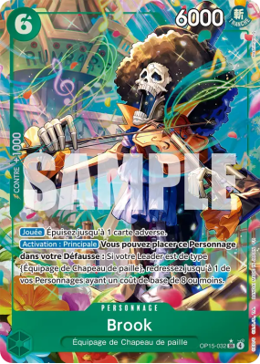 Carte One Piece Brook OP15-032 SR ALT ART