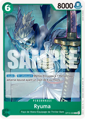 Carte One Piece Ryuma OP15-036 C