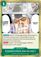 Carte One Piece Et personne ne discute jamais mes ordres !! OP15-038 R