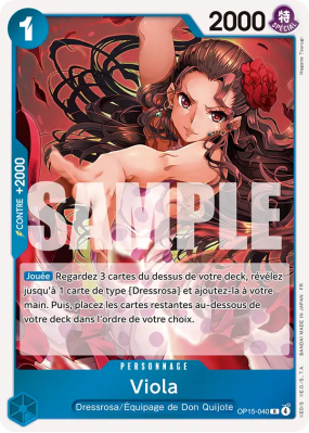 Carte One Piece Viola OP15-040 R