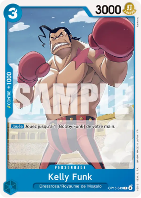 Carte One Piece Kelly Funk OP15-043 C