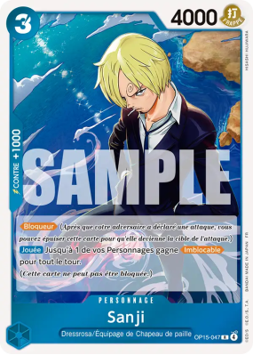 Carte One Piece Sanji OP15-047 R