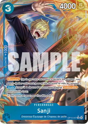 Carte One Piece Sanji OP15-047 R ALT ART