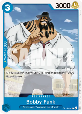 Carte One Piece Bobby Funk OP15-050 C