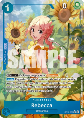 Carte One Piece Rebecca OP15-053 SR ALT ART