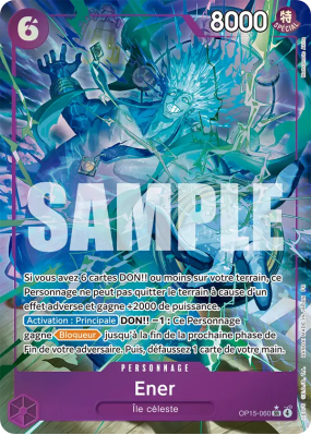 Carte One Piece Ener OP15-060 SR ALT ART