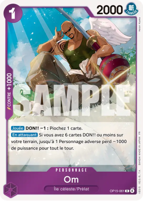 Carte One Piece Om OP15-061 R