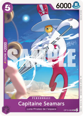 Carte One Piece Capitaine Seamars OP15-062 UC