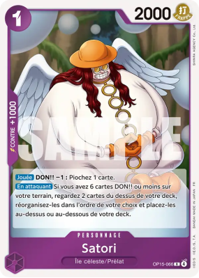Carte One Piece Satori OP15-066 R
