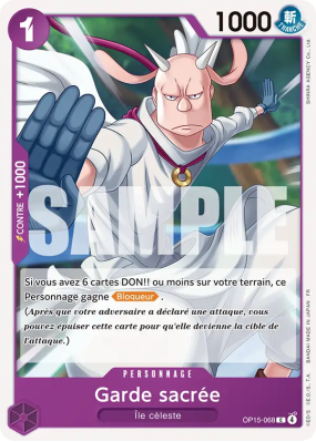 Carte One Piece Garde sacrée OP15-068 C