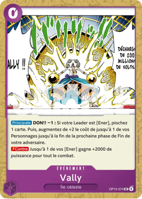 Carte One Piece Vally OP15-074 UC