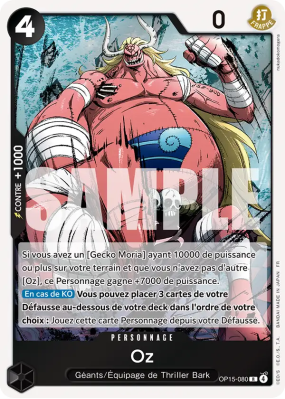 Carte One Piece Oz OP15-080 R