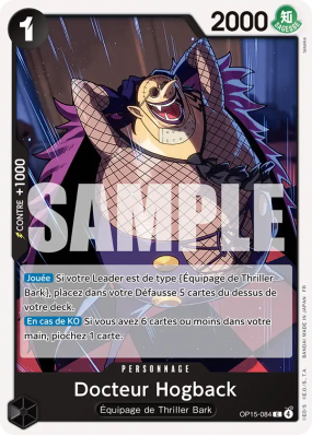 Carte One Piece Docteur Hogback OP15-084 C