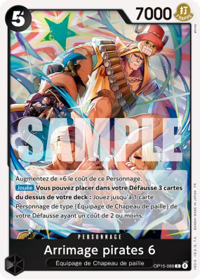 Carte One Piece Arrimage pirates 6 OP15-088 R